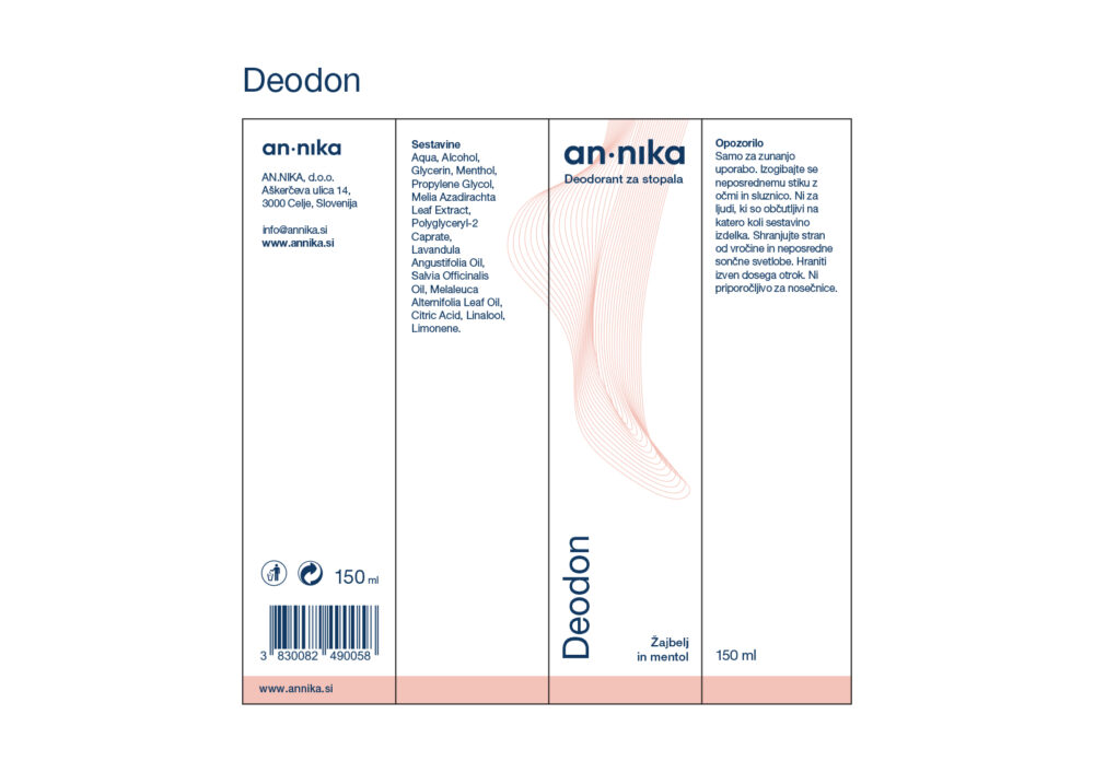 Deodon© - Deodorant za stopala